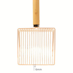 Stainless Steel Pet Litter Scoop Cat Pooper Scooper Cat Litter Sifter Shovel