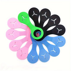 4pcs Dog Poop Bag Holder For Dog Leash Hand Flexible Pet Poop Bag Storage Clip