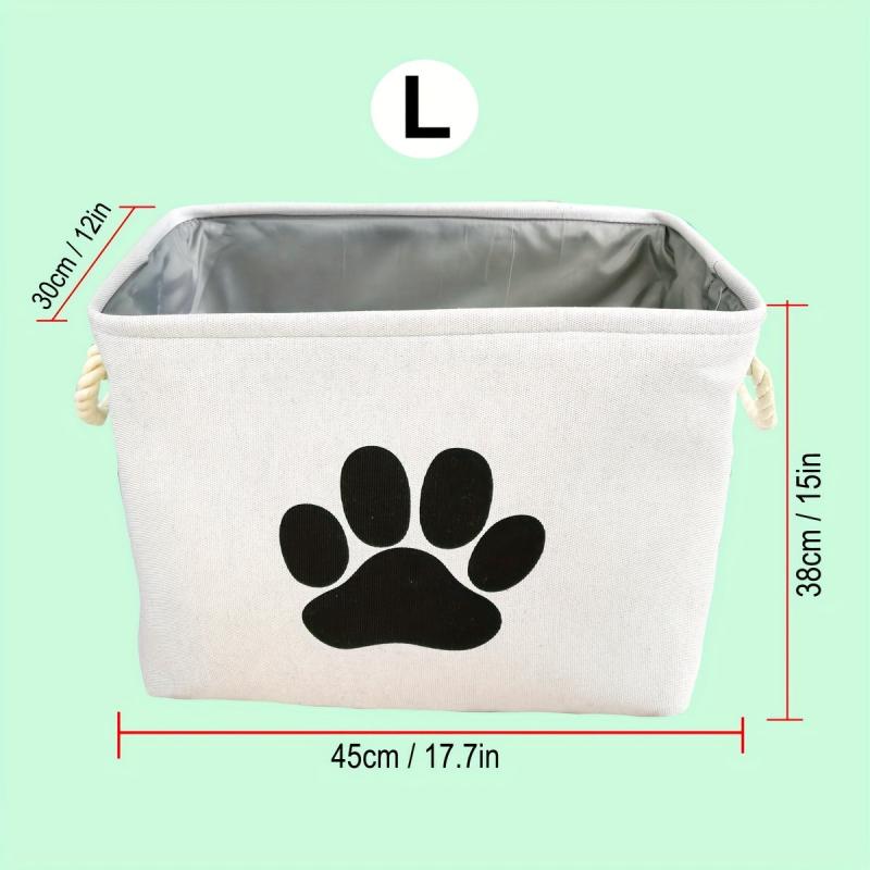 Fabric Organizing Basket Dog Storage Bin