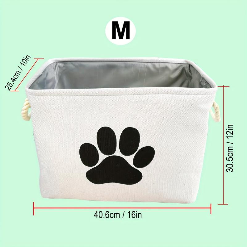 Fabric Organizing Basket Dog Storage Bin