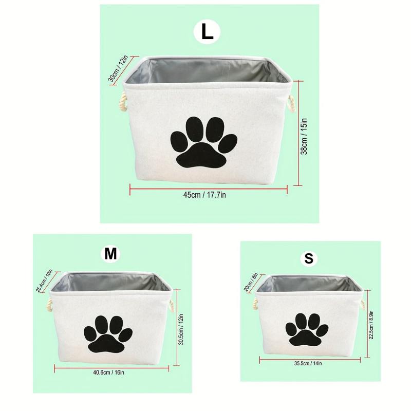 Fabric Organizing Basket Dog Storage Bin