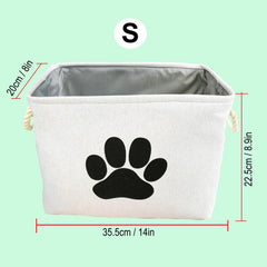 Fabric Organizing Basket Dog Storage Bin