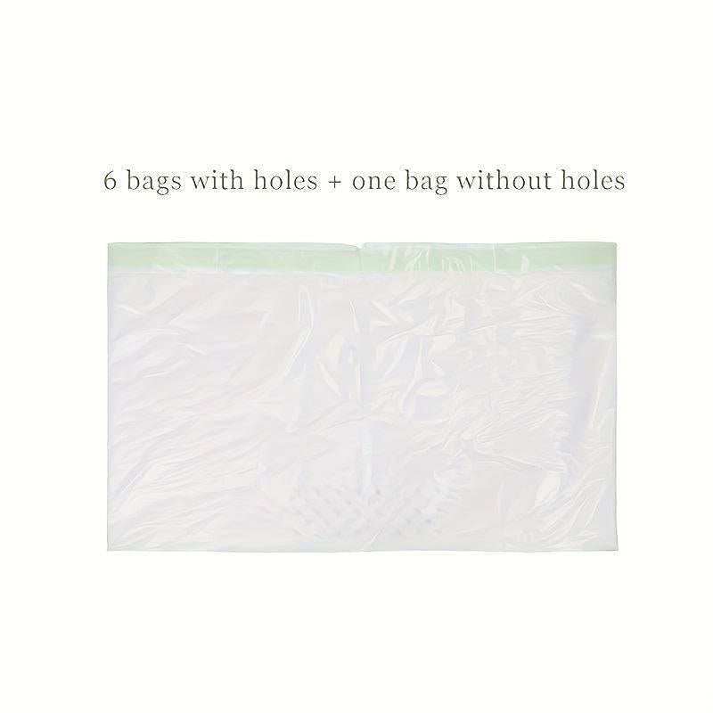 7pcs Disposable Cat Litter Filter Bags Drawstring Pet Waste Bags