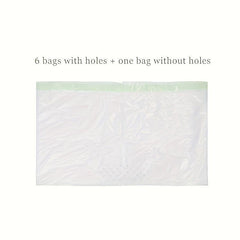 7pcs Disposable Cat Litter Filter Bags Drawstring Pet Waste Bags