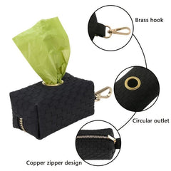 Portable Dog Poop Bag Holder Large Capacity Dispenser with Clip