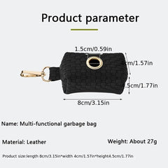 Portable Dog Poop Bag Holder Large Capacity Dispenser with Clip