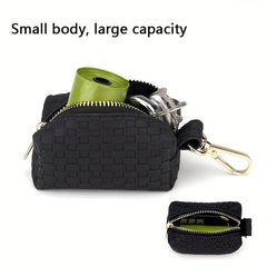 Portable Dog Poop Bag Holder Large Capacity Dispenser with Clip