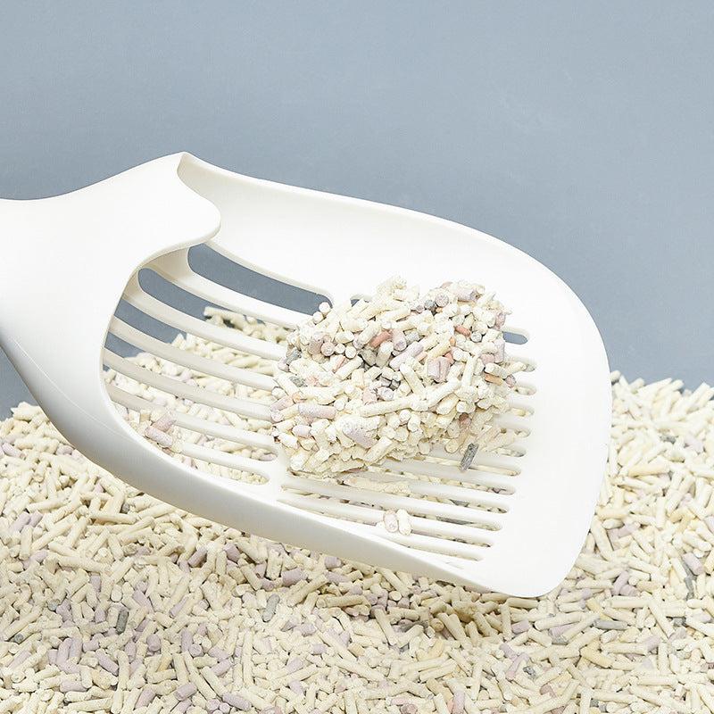 Durable Cat Litter Scoop with Non-Slip Handle for Pet Cleaning