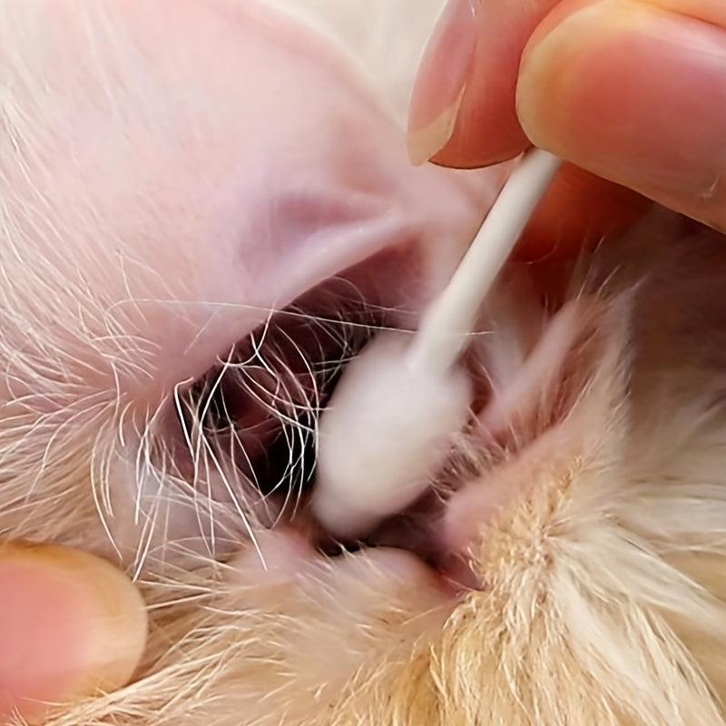Pet Ear Cleaning Swab Disposable Pointed Swabs for Dogs and Cats