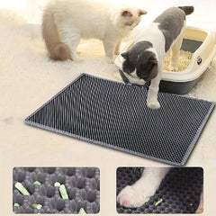 Waterproof Double Layer Cat Litter Mat Durable Washable Non Slip Bottom