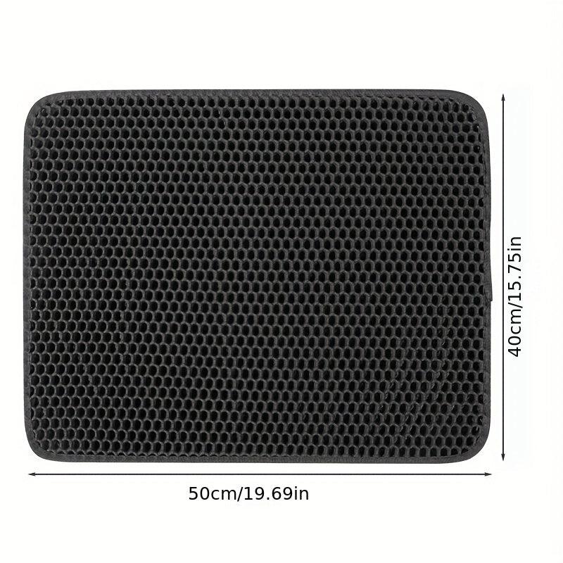 Waterproof Double Layer Cat Litter Mat Durable Washable Non Slip Bottom