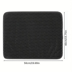 Waterproof Double Layer Cat Litter Mat Durable Washable Non Slip Bottom