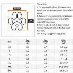 4pcs Waterproof Pet Rain Boots Anti dirty Scratch Durable Shoes