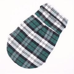 Pet Plaid Shirt Cat And Dog Clothes For All Seasons