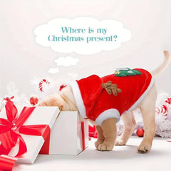 Pet Christmas Costume Elk Year Warm Cat Dog Clothes