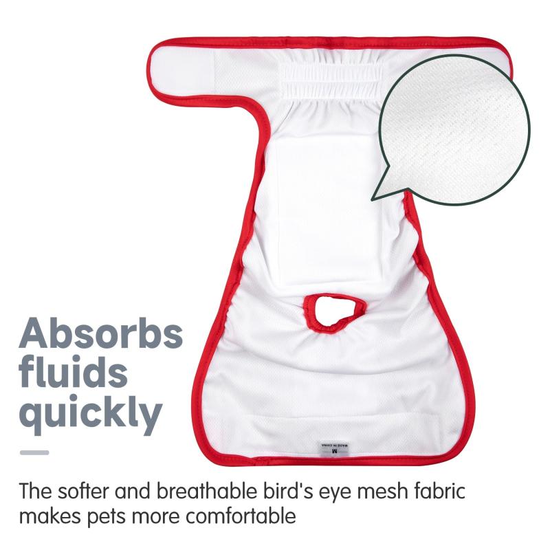 High Absorbing Dog Wraps Reusable Dog Diaper