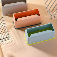 Stainless Steel Cat Litter Scoop Set with Holder