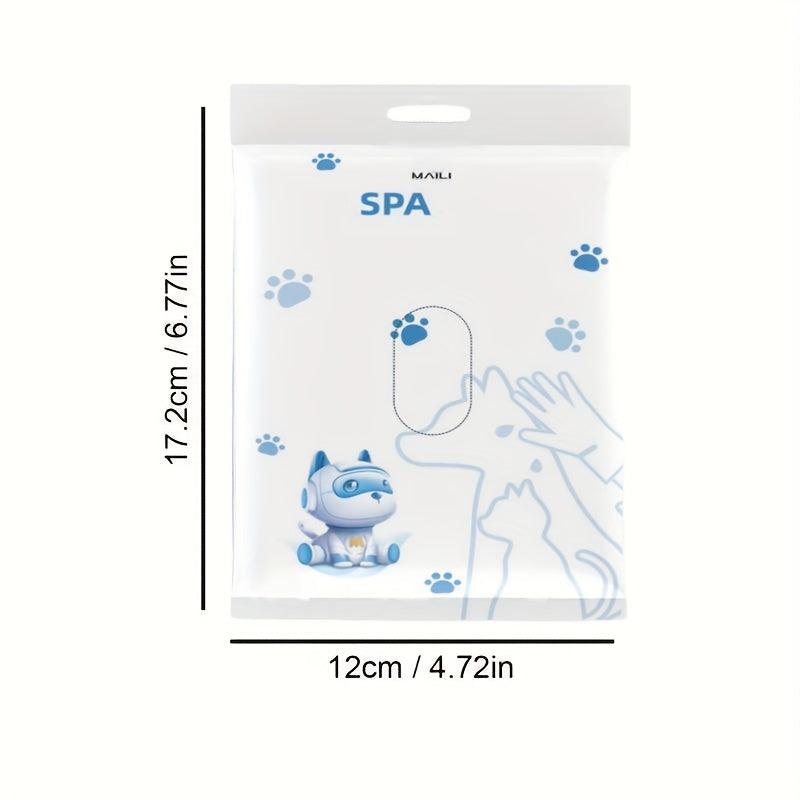 6pcs Disposable Pet Cleaning Gloves Wipes for Cats and Dogs