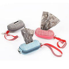 Portable Pet Poop Bags Dispenser & Scooper for Outdoor Use