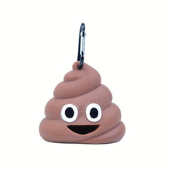 Poop Shaped Pet Garbage Bag Dispenser with Waste Bag for Cats and Dogs