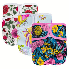 Washable Reusable Dog Diapers Medium Bright For Female Dog Princess