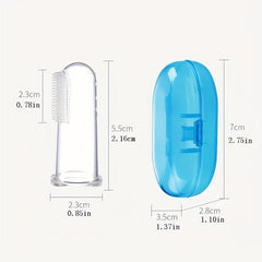 Soft Bristle Pet Finger Toothbrush for Dog Teeth Cleaning