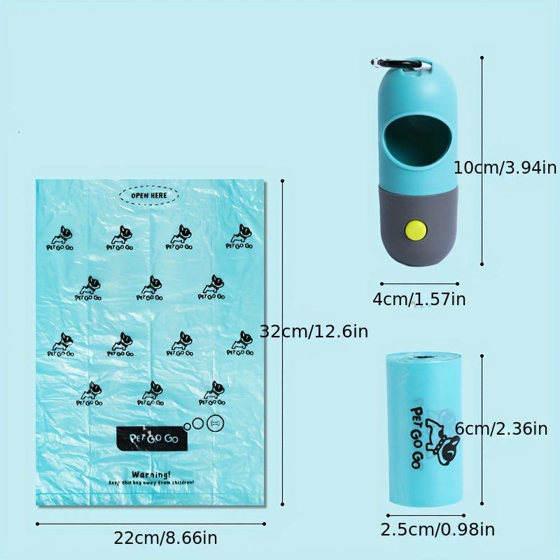 Multifunctional Dog Poop Bag Holder With LED Light