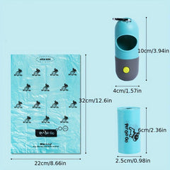 Multifunctional Dog Poop Bag Holder With LED Light