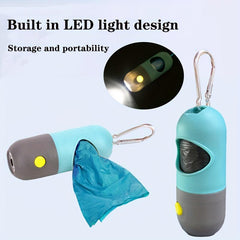 Multifunctional Dog Poop Bag Holder With LED Light