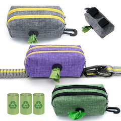 Dog Poop Bag Holder Pet Waste Bag Dispenser Leash Attachment