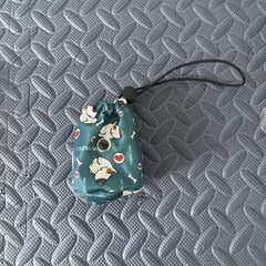 Graphic Pattern Dog Poop Bag Carrier Bag Portable Pet Waste Bag Dispenser