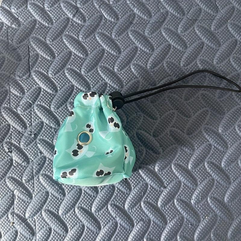 Graphic Pattern Dog Poop Bag Carrier Bag Portable Pet Waste Bag Dispenser