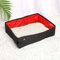 Portable Foldable Cat Travel Litter Box Pet Supplies