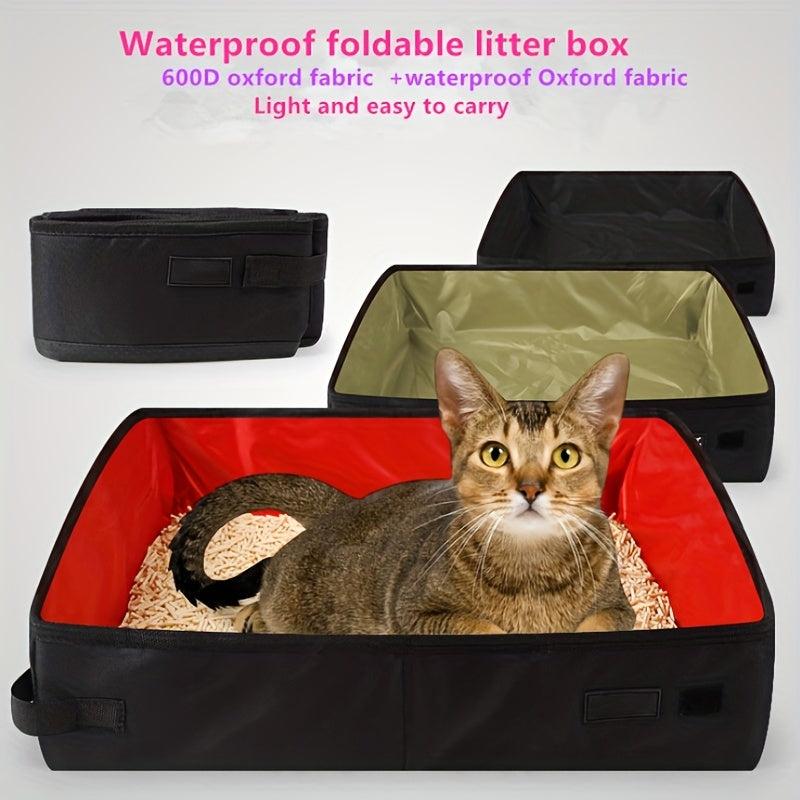 Portable Foldable Cat Travel Litter Box Pet Supplies