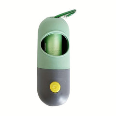 LED Dog Poop Bag Holder Portable Waste Bag Dispenser