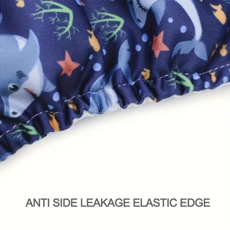 Shark Pattern Pet Physiological Pants Male Dog Belly Band Washable Diapers