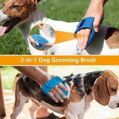 Adjustable Silicone Dog Grooming Brush for Massage