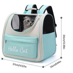 Portable Transparent Cat Carrier Bag Foldable Breathable Cat Bag
