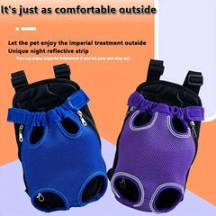 Furry Portable Dog Backpack Carrier Bag