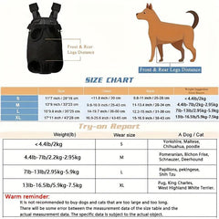 Furry Portable Dog Backpack Carrier Bag