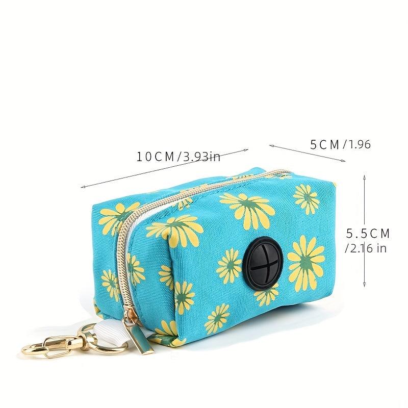 Portable Canvas Pet Bin Bag Holder with Clip