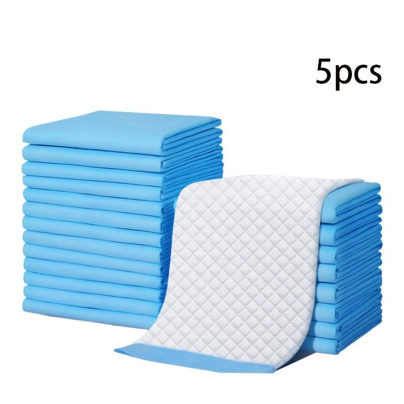5pcs Dog Diaper Pads, High Absorbent Disposable Nappy Mats for Puppy Training