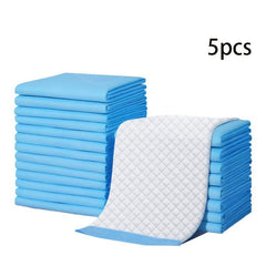 5pcs Dog Diaper Pads, High Absorbent Disposable Nappy Mats for Puppy Training