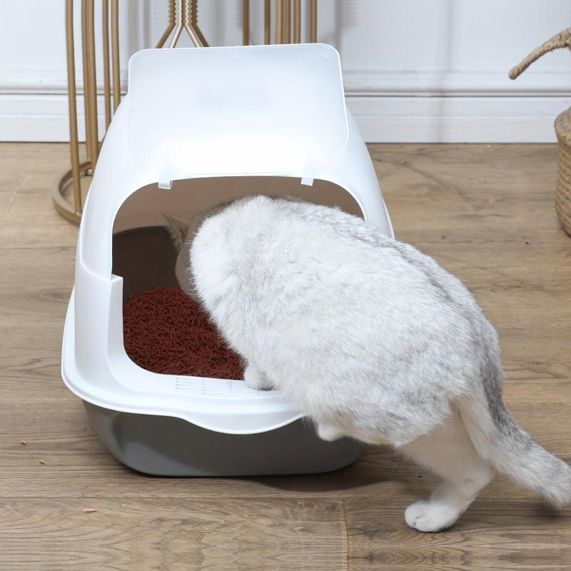 Covered Cat Litter Box for Small & Medium Cats
