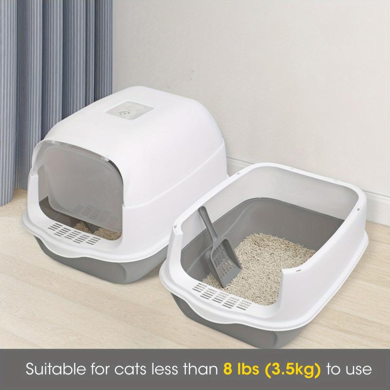 Covered Cat Litter Box for Small & Medium Cats