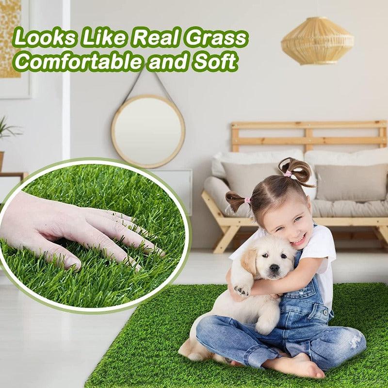 Dog Toilet Training Pad Artificial Grass Lawn Mat Washable Reusable