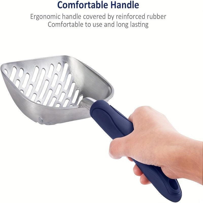 Long Handled Extra Large Cat Litter Scoop for Easy Clean Up