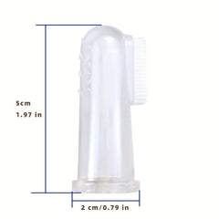 Soft Finger Toothbrush for Dogs - Promotes Oral Health