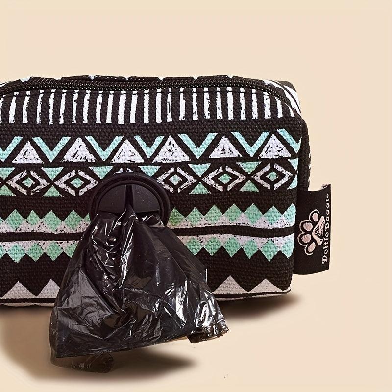 Portable Pet Poop Bag Holder and Dispenser for Dogs