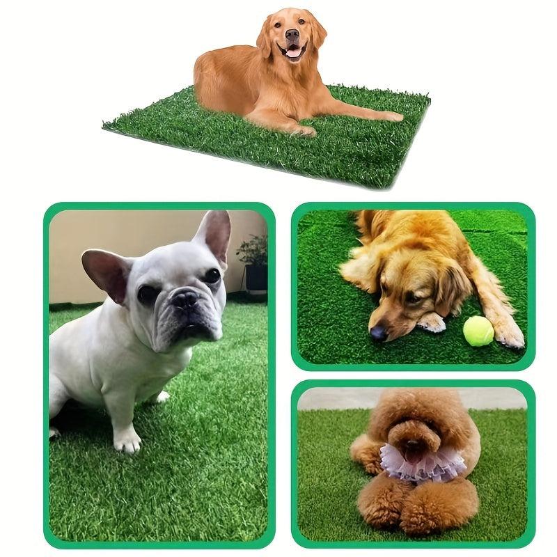 Dog Grass Pad Washable Reusable Leak Proof Backing Pet Lawn Mat